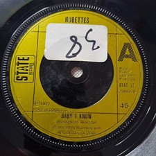 Rubettes - Baby I Know 7"