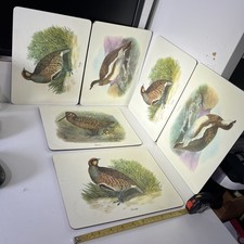 Vintage Set of 6 Hunting Game