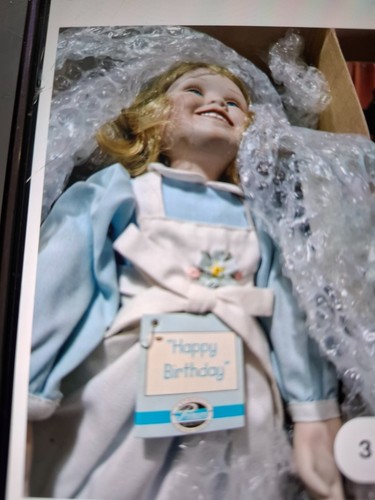 Porcelain doll boxed new - porcelain,