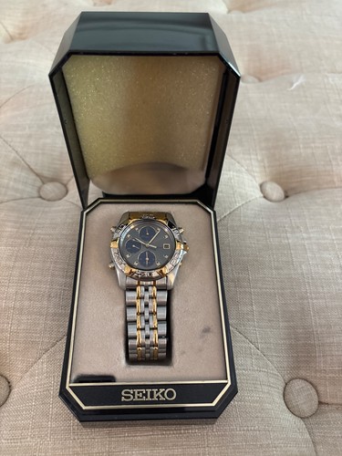 Seiko two tone stainless - two-tone,