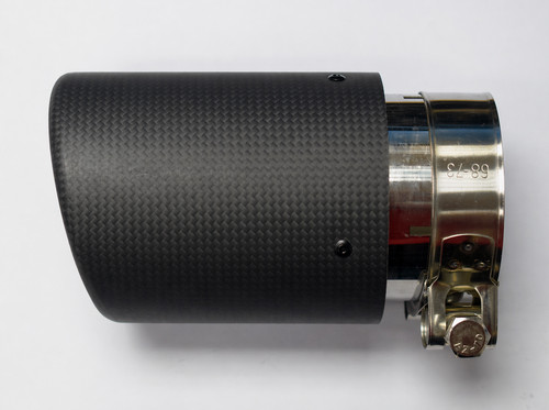 Carbon look exhaust - carbon,