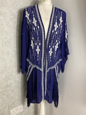 Monsoon Blue Embroidered Boho