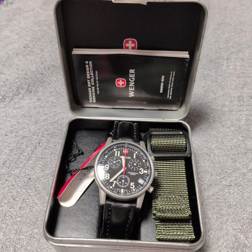 Wenger chronograph watch with - wenger,