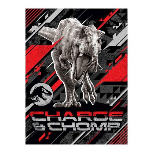 Jurassic world fleece blanket - world,