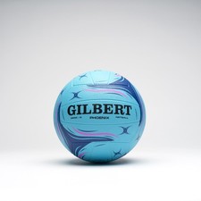 Gilbert Netball Phoenix Match Ball Blue - Free P&P