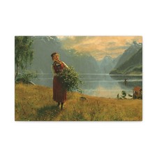 Hans Dahl (1849-1937) Girl