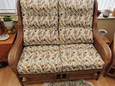 Cane Conservatory three piece