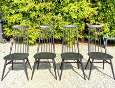 BEAUTIFUL SET OF 4 SOLID ELM