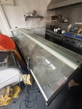 serve over counter display fridge used