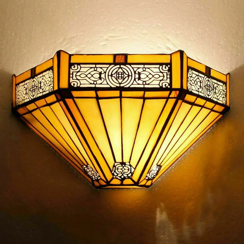 Tiffany wall lamp antique - tiffany,