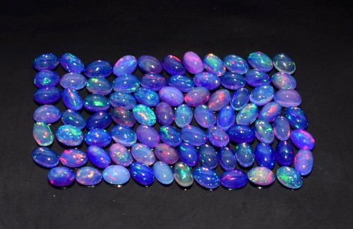 4x6mm 80pcs natural ethiopian - 80pcs,