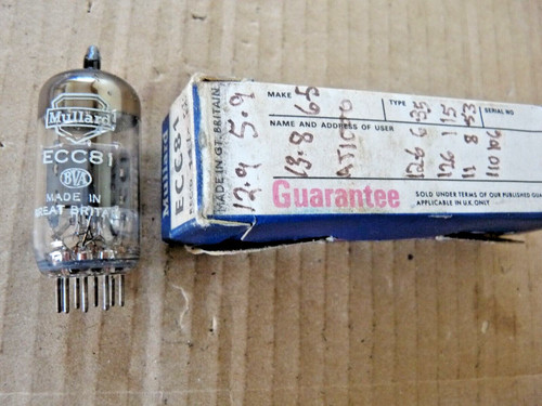 Mullard 12at7 ecc81 cradle - mullard,