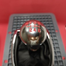CHROME WEIGHTED 6SPD SHIFT GEAR KNOB for FOCUS MK3 MK4 FIESTA MK7 MK8 ST RS KUGA