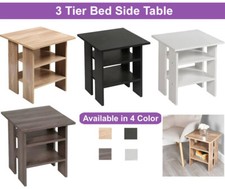 3 Tier Wooden Side End Table