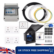 240V Mains Electric Hook Up Installation Kit Campervan Motorhome Conversion Kit