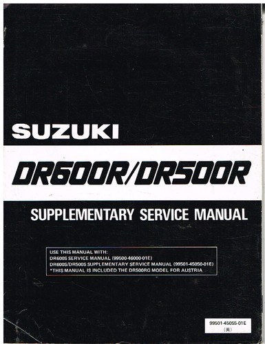 Suzuki dr500r dr600r - dr500r, &