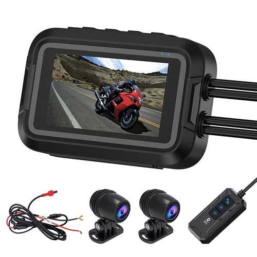 Motorcycle camera dual front - camera,