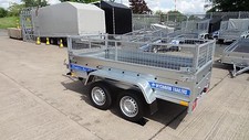 Mesh Sides Car Trailer Twin Axle 750kg Cage Trailer 8x4 Double Axle