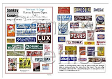 7mm Scale Replica Enamel Signs