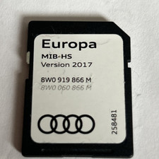 Genuine Audi 2017 Satellite Navigation SAT NAV SD Card 8W0 919 866 M