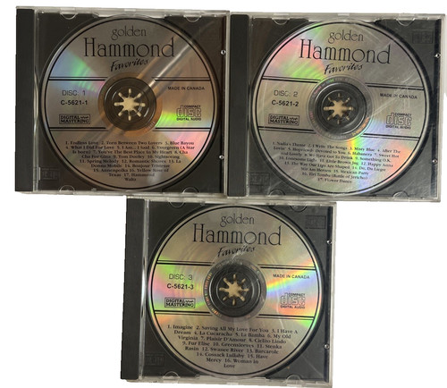 Golden hammond favorites cds - favorites,
