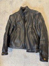 Dainese Leather Jacket Classic With Kevlar Back Protection - Size 52 (uk42)