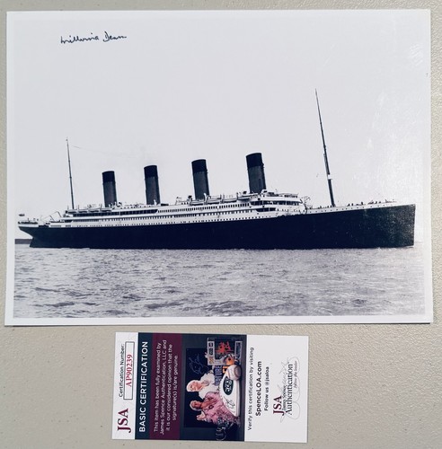 Millvina dean signed - dean,