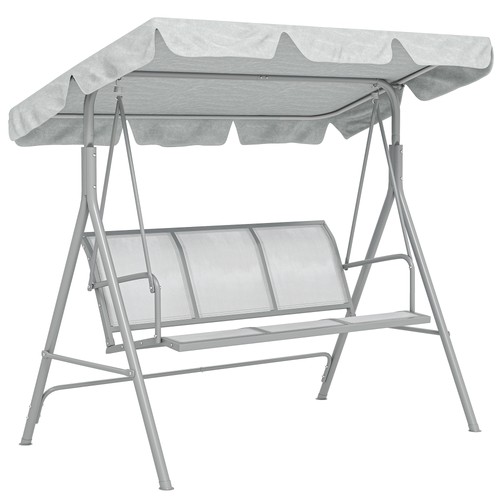 Outsunny metal swing chair - metal,
