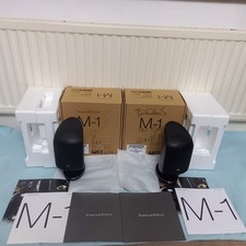 BOXED pair 100W black B&W M1