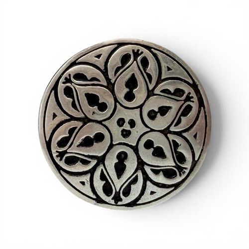Justin pewter brooch - st,