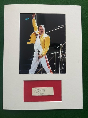 Genuine hand signed freddie - signed,