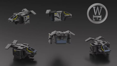 Voidship sickle drop ship - voidship,