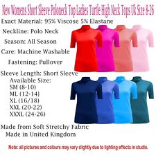 Womens  Turtle Polo Roll Neck