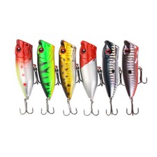 6 PCS/Set Fishing Lures Popper