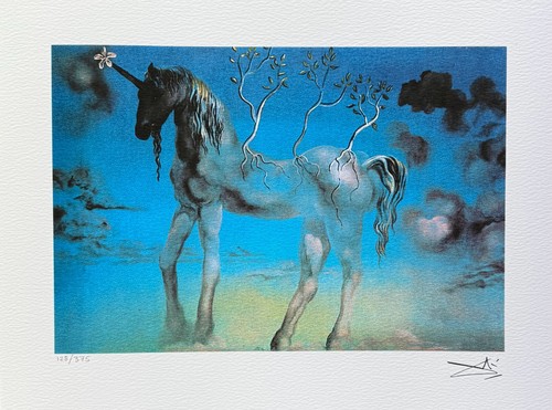 Salvador dali happy unicorn - dali,
