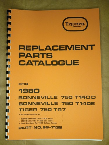 Triumph tr7rv tiger t140 - t140, d/e