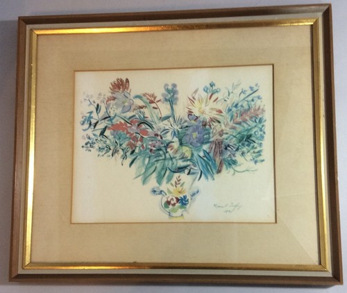 Raoul dufy print pair bouquet - raoul,