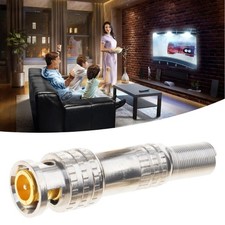 BNC Male Connector BNC Compression Connector for CCTV Camera Easy Installation
