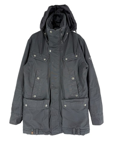 Diesel men hooded overcoat - men,