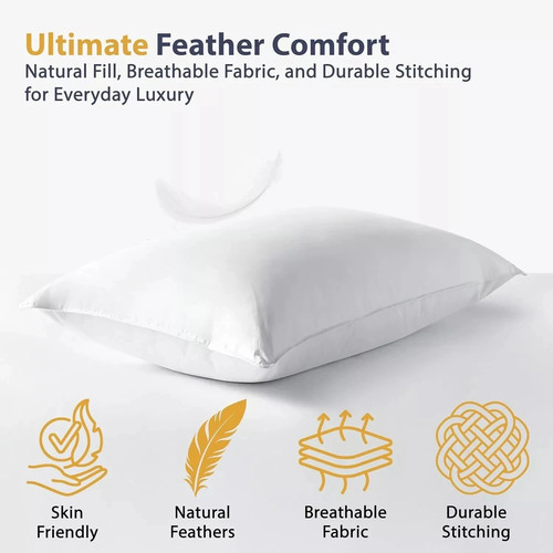 Goose down feather - goose, pillows
