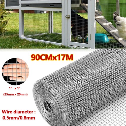 Welded wire mesh x - 1", 17m