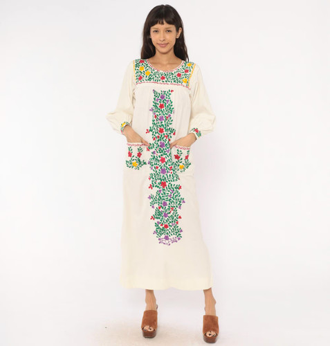 70s embroidered mexican - 70s,