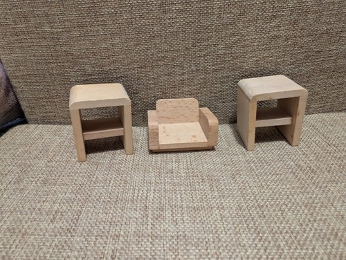 Dolls house furniture wooden - house,