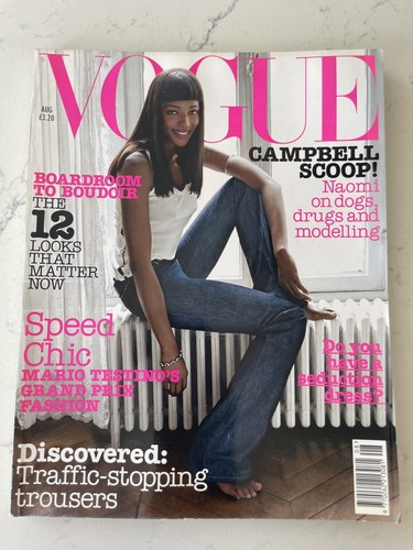Vogue august 2002 naomi - vogue,