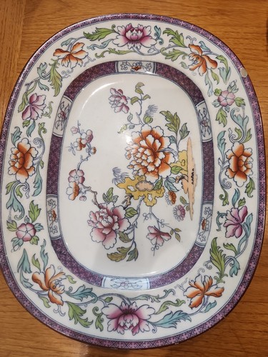 Large antique victorian till - t,