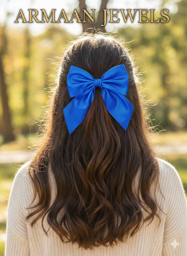 Large hair bow pin - hair,