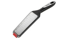 TEFAL FLAT HAND KITCHEN GRATER (Black Red Stainless steel Hangable K2070714) NEW