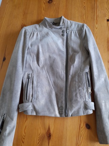Genuine suede leather jacket - genuine,