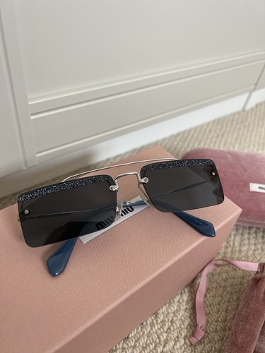 Miu glitter sunglasses - sunglasses,