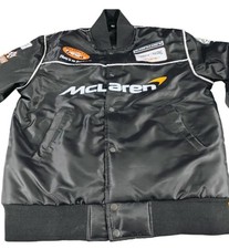 McLaren F1 Racing Team Bomber Biker Jacket – Vintage Style Sports Car Outerwear